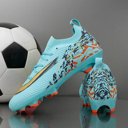 2025 Football Shoes Tiempo Legend 10 Elite FG Wear Resistant Shock Absorption Comfortable Anti-slip Round Head Long Spike