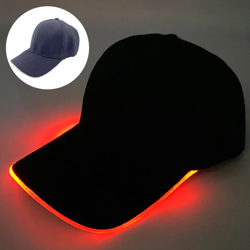 Baseball Caps Night Glow Light Cap Boys Girls Fashion Headwear Costumes Accessory Caps Hats