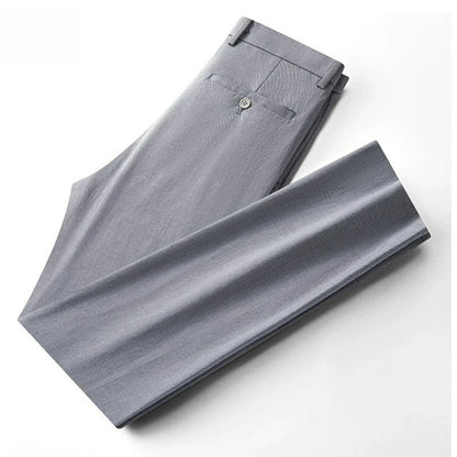 Men's Casual Pants: Breathable & Lightweight for Summer Comfort Business Casual Men's Work Trousers