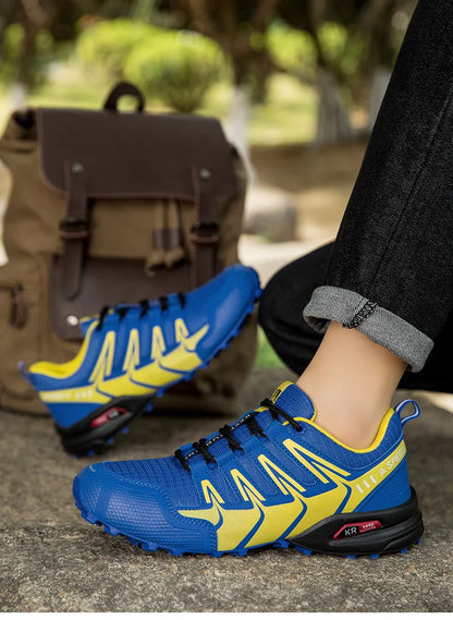 Waterproof Hiking Shoes Men‘s Outdoor Trekking Sneakers Mountain Climbing Camping Trainers Hunting Tactical Boots Bike Shoe Male