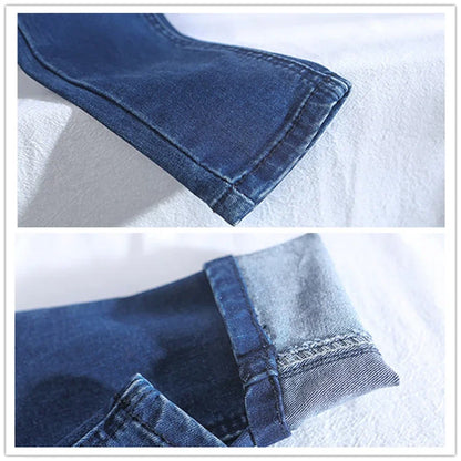 High Waist Big Size 25-34 Denim Pants