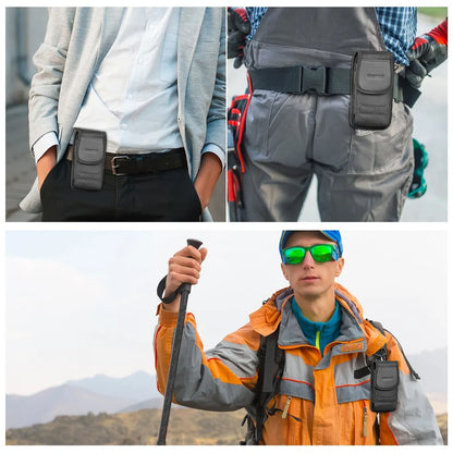 4.7-6.8inch Phone Nylon Pouch Multifunction Cell Phone Belt Clip Carrying Holster Case Waist Bag For iPhone,Samsung ,Smartphones