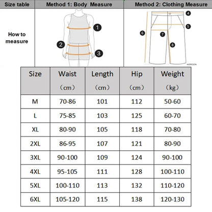 Men's Summer Casual Pants Cotton Thin Style Overalls Elastic Waist Outdoor Sports Loose Work Pants Trend Solid Color Pants