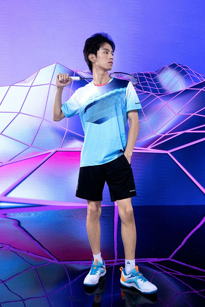 Badminton Shoes Sneakers Mens Tennis Breathable Anti-Slippery Sport Shoes for Men Women K-065D