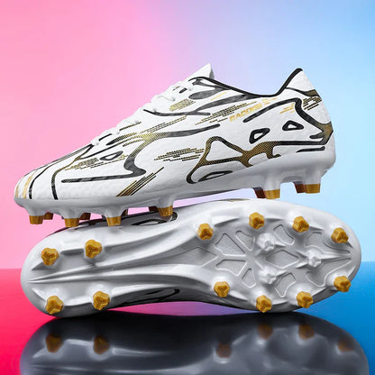 Soccer Shoes Child Football Shoes Outdoor Non-Slip Futsal Shoes Kids Sneakers Boys Low-cut Lightweight Children's Sports Shoes