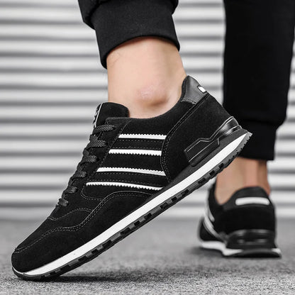 Artificial Leather Men Causal Shoes Male Spring Men Casual Light Shoes Sneakers Lac-up Flats Breathable Outdoors Sapato