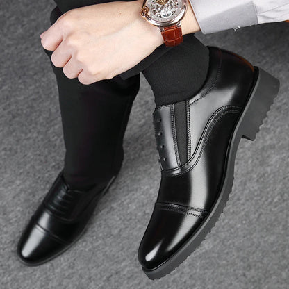 Men's casual leather shoes, business casual shoes, formal fashion, banquet flat shoes, size 50 men's shoes