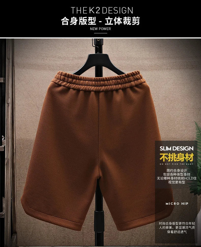 Running Shorts Men Casual Jogging Sport Short Pants patchwork Drawstring Loose Dry
