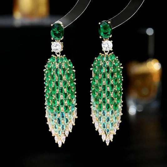 Fashionable Earrings Daily Accessories Women s Design Long Tassel Earrings Versatile Accessories Party And Holiday Gifts