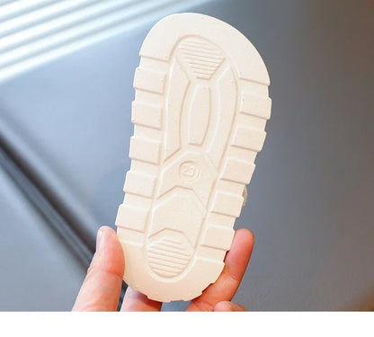 2025 Summer New Children Sandals Girls Elegant Princess Style Sandals Baby Anti-kick Foot Protection Sandals