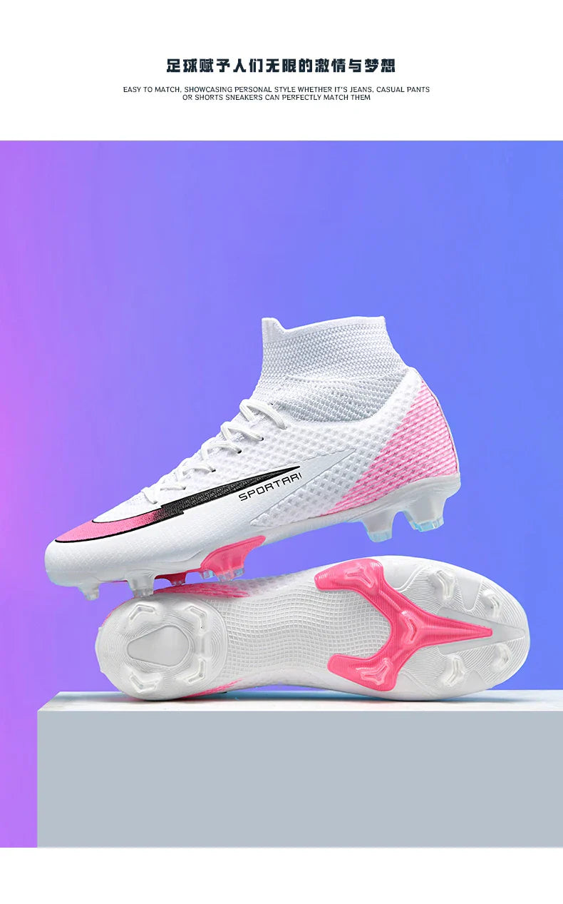 Men TF Football Boots Sneakers Indoor Comfortable High Quality Training Male Soccer Shoes Non Slip Sports Football Shoes Match