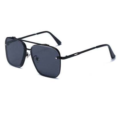 Sunglasses for Men Fashion Metal Big Frame Sun Glasses Brand Design