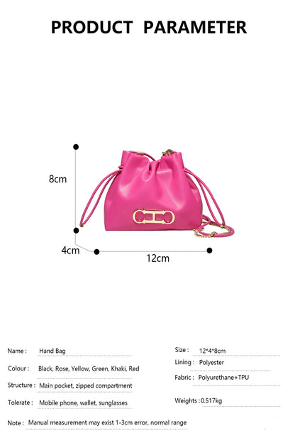Fashionable Commuter Bag High-Quality Solid Color Design Women's Handbag 2025 Classic Style Everyday Women's Small Bag