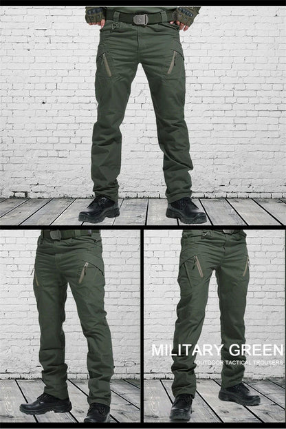 Tactical Cargo Pants Men Outdoor Waterproof SWAT Combat Military Camouflage Trousers Casual Multi Pocket Male Work Joggers