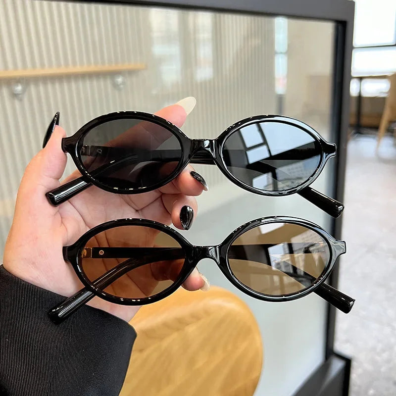 Designer UV400 Sunglasses Women Men New Trendy Oval Sun Glasses Ladies Vintage Small Round Gafas De Sol