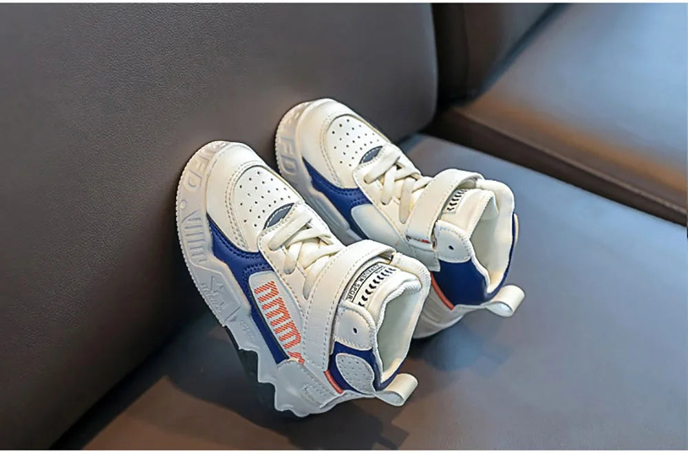 Children Fashion Soft-soled Anti-slippery Sneakers Kids Trend Fashion Basketball Shoes Boys Casual Sport Shoes Kids Tennis Shoes