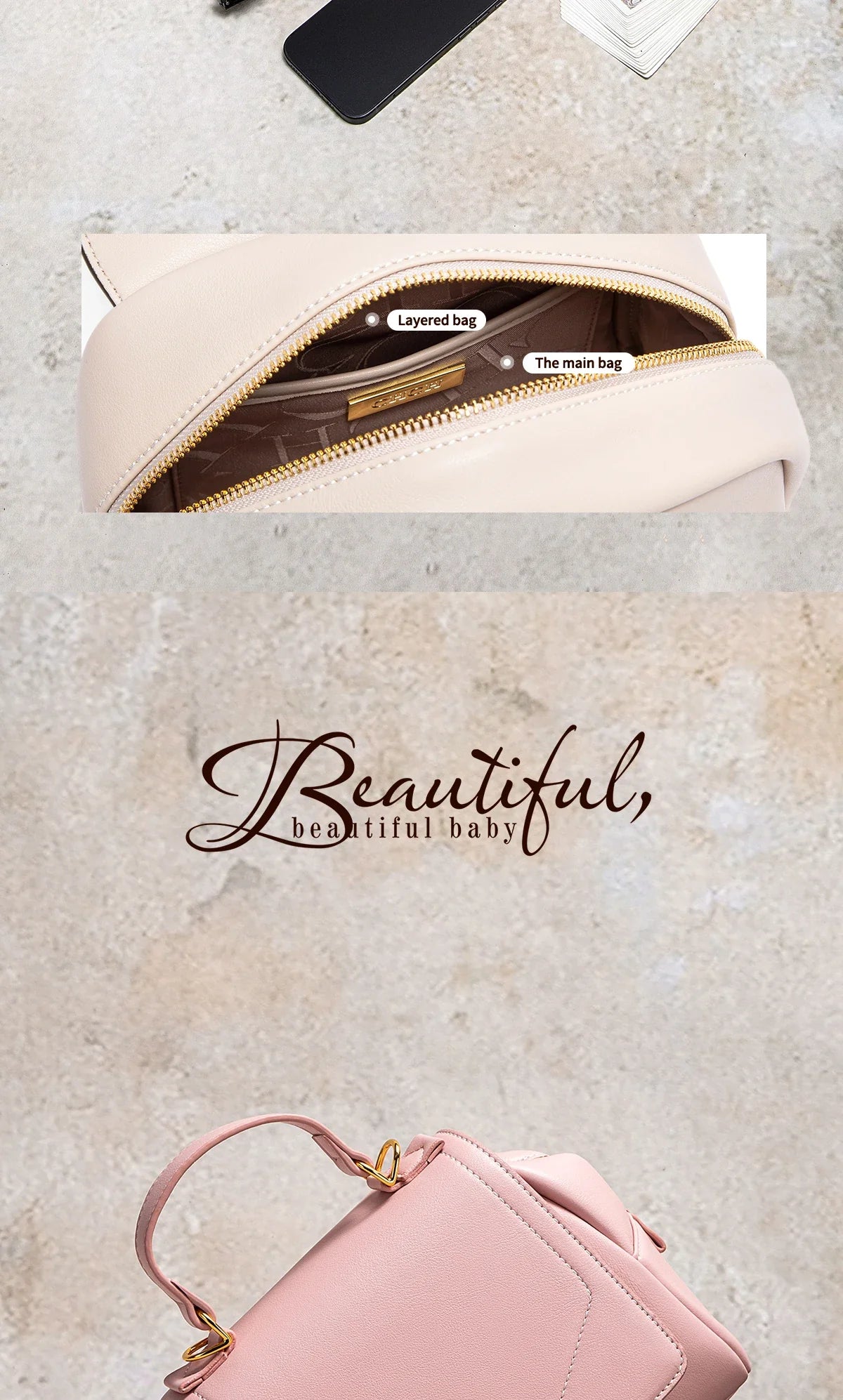 Women's Shoulder Bag Summer New Pink Crossbody Bag Magnetic Flip Cover Commuter Women's Bag