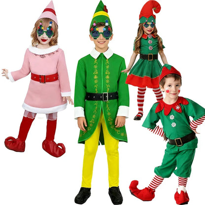 Roupa Infantil de Natal para Meninas, Vestido de Ano Novo, Conjunto de Natal Infantil, Fantasia de Natal para Meninos, Presentes de Festa de Carnaval para Crianças