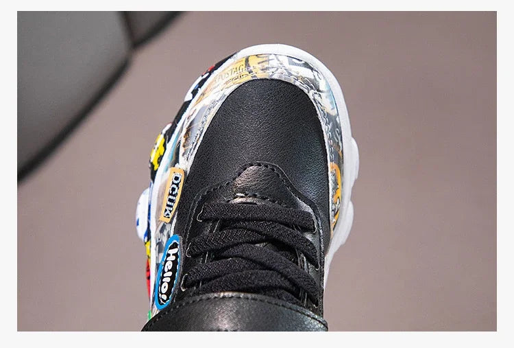 Spring Fall Kids Shoes Boys Girls Child Sneakers High Quality Casual Sports Tennis Flats Winter Outdoor Running