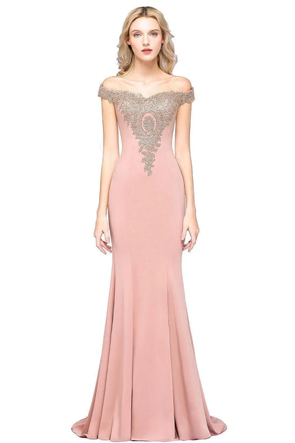 Gold Rose Lace Mermaid Prom Dresses For Women Burgundy Long Sexy Open Back Cap Sleeve Elegant Evening Party Gown Vestido de Gala