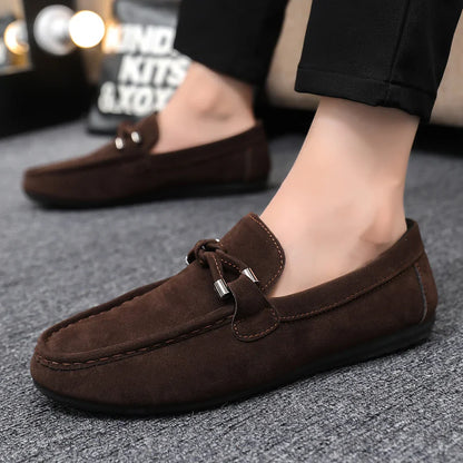 Men Loafers Soft High Quality Spring Autumn Shoes Men Casual Shoes Warm Slip on Flats Driving Shoes