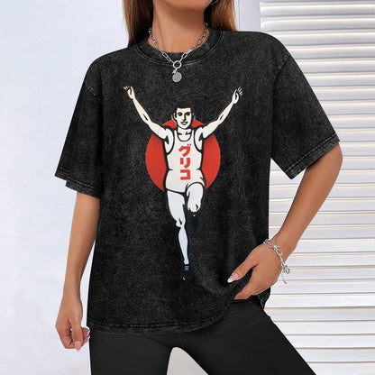 Glico Man T-Shirt rapper graphic tees vintage t shirts customizeds shirts men graphic
