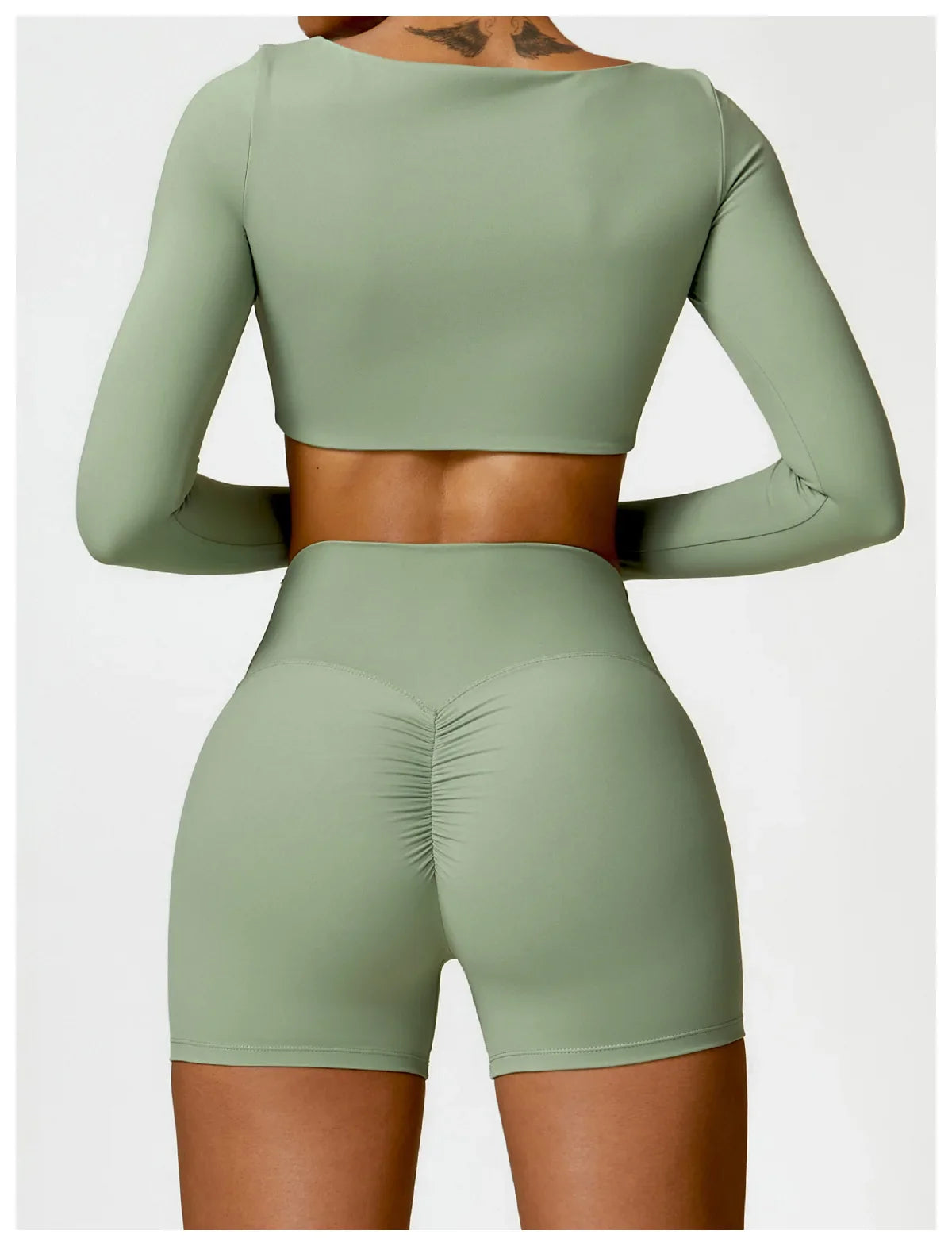 Summer 2PCS Yoga Suit Sports Set Women Quick-Dry Gym Set Women Tracksuit Running Workout Long Sleeve Sports Shirt Yoga Clothing