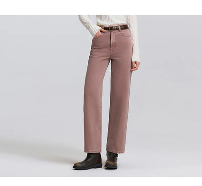 Semir Jeans Women Vintage Long Trousers 2025 New Spring Wide-leg Trousers Comfortable Soft Versatile Trousers