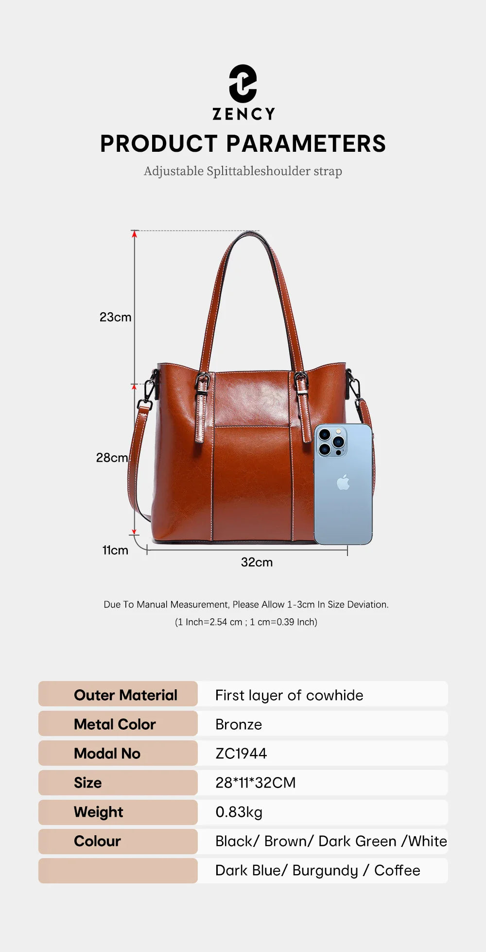 High Quality Women's Genuine Leather Tote Lady Luxury Designer Cowhide Shoulder Bag Large Capacity OL Handbag Shopper Bag
