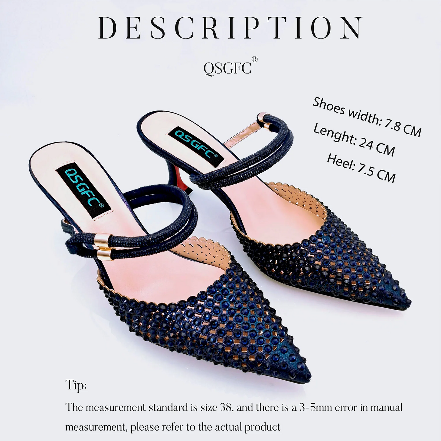 Hot Selling Italian Design African Women's Crystal High Heel Toe Sandals Party Wedding Party Silver Shoes and Bag Set