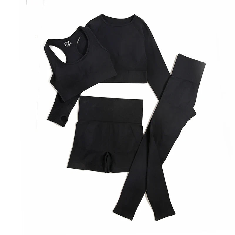 Seamless Yoga Set Gym Clothes Sportswear Yoga Suits For Women