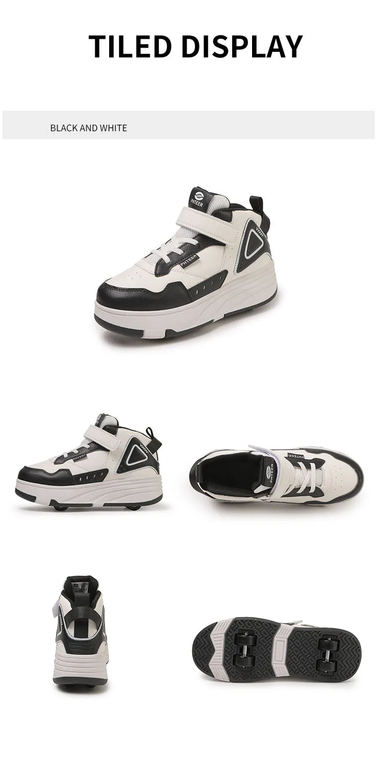 Children Roller Skate Shoes Kids Autumn Children Fashion Casual Sports Toy Birthday Gift Games Boys 4 Wheels Sneakers Girls