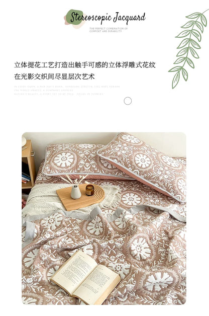 Summer blanket office nap sofa blanket air conditioner shawl blanket towel quilt dormitory summer cool quilt