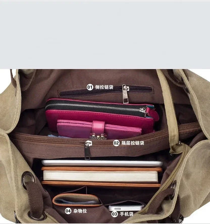 2024 New Arrival Women's Bag Fashion Casual Canvas Bag Large Capacity Handbag Shoulder Messenger Bag Many Colors BD866