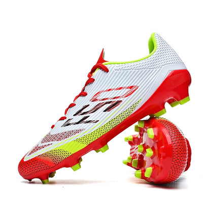 Breathable football shoes for men, FG/AG long nail anti slip outdoor indoor sports shoes, a must-have for fans