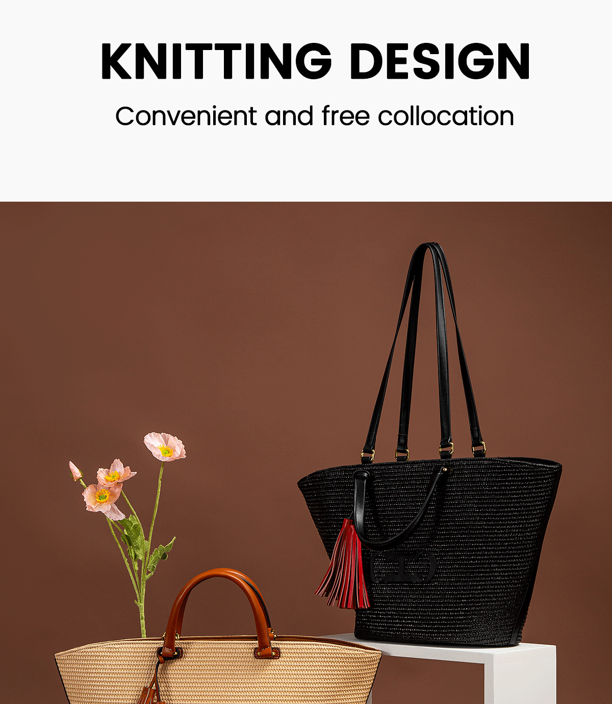 Women's Tote Bag 2024 New Vacation Beach Bag Beach Bag Handheld Shopping Bag