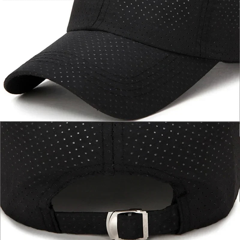 2024 New Summer Men Women Snapback Quick Dry Mesh Baseball Cap Sun Hat Bone Breathable Hats Adjustable outdoor hat