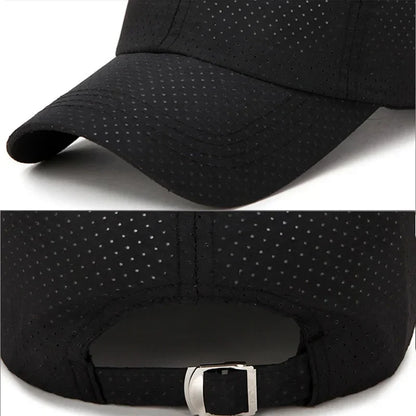 2024 New Summer Men Women Snapback Quick Dry Mesh Baseball Cap Sun Hat Bone Breathable Hats Adjustable outdoor hat