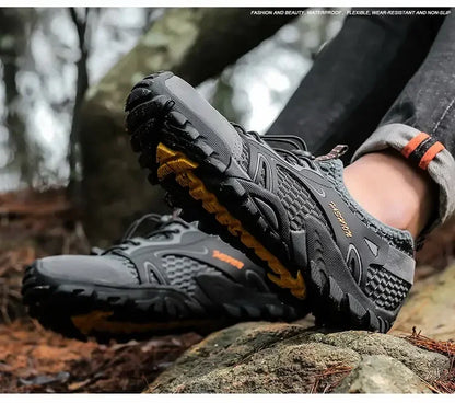 Wear-resistant Shoes for Men Hiking Shoes Jogging Trekking Sneakers Fast Zapatos Outdoor Hombre Invierno Outdoor Anti-slip