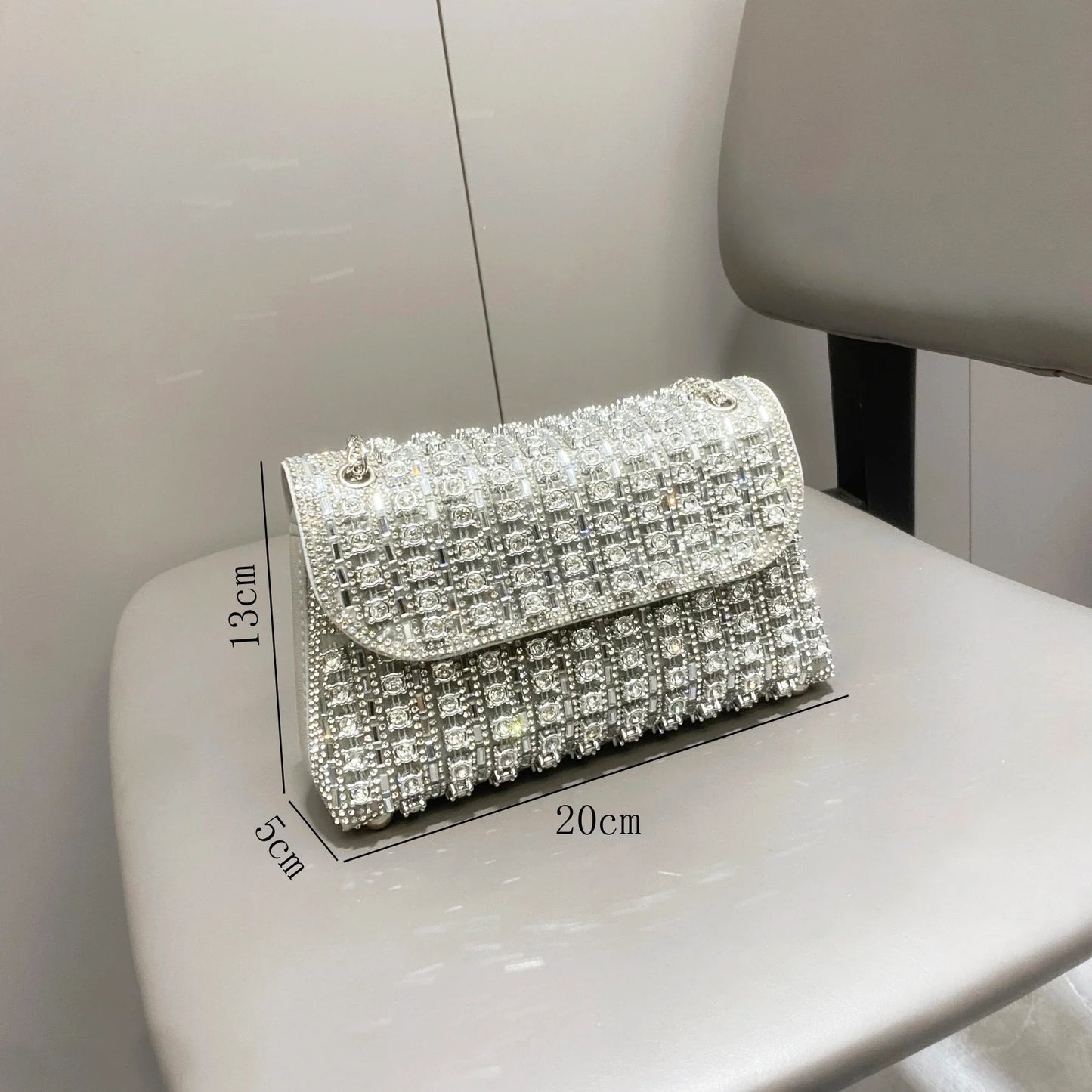 Rhinestones Evening clutch Bag Purses and handbag luxury Designer shoulder bag Shiny Crystal Clutch purse Woman's bag
