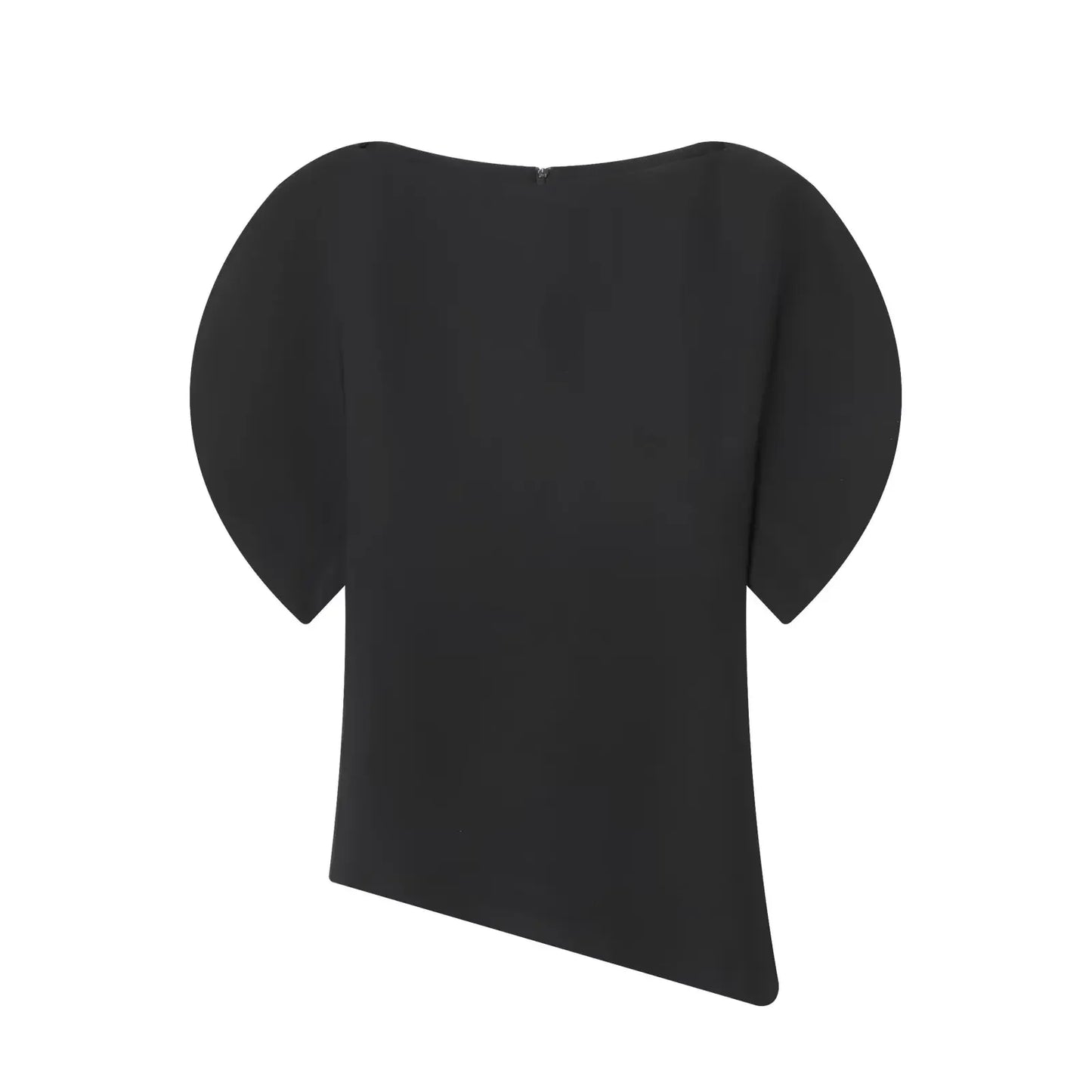 Chic Casual Short Puff Sleeve T-Shirts Women O Neck Short Sleeve Streetwear Tops Fashion 2026 Spring Elegant Tops