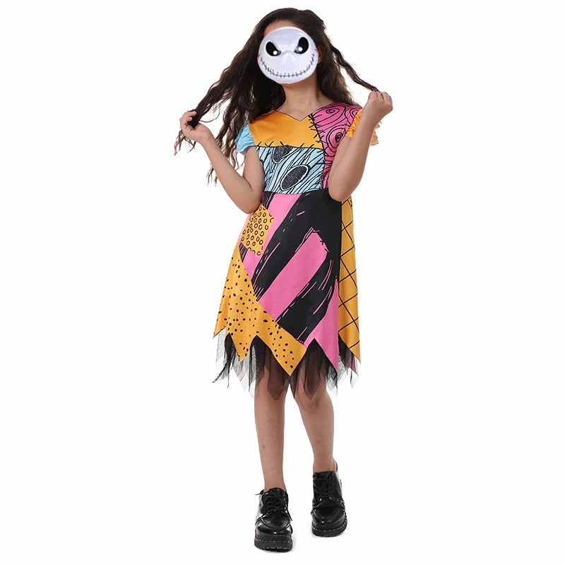 Kids Girls Tutu Dresss Halloween Cosplay Costume Carnival Party Boy Costume Witch Fancy Clothes Halloween Gifts for Children