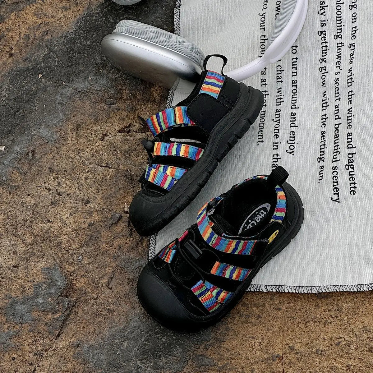 Children Mountain Functional Outdoor Breathable Sports Sandals Summer Baby Candy Color Anti-kick Sandals Boys Girls Beach Shoes