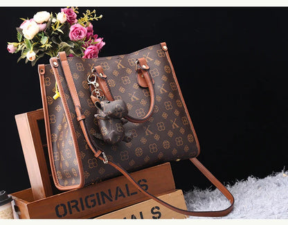 Light luxury brand women's bag 2025 new fashionable and versatile single shoulder crossbody high-end handbag with large capacity