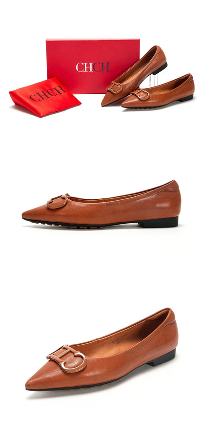 Women's Flats Simple Solid Coloured Classic Fashionable Style Pointed Toe Suitable for Business Office Comfortable For Girls
