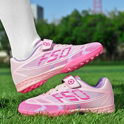 New Kid Football Boots Professional Match Match Boys Soccer Shoes Sports Shoes Non-Slip Sneakers Outdoor Comfortable Unisex