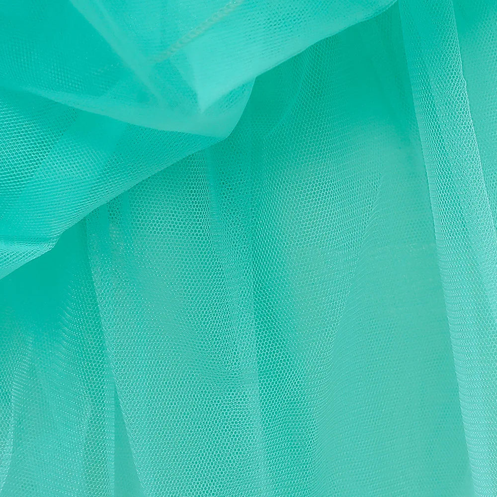 Kids Mermaid Dress Halloween Long Sleeve Princess Costume Children Luxury Fluffy Tulle Frocks Child Mermaid Birthday Party Gown