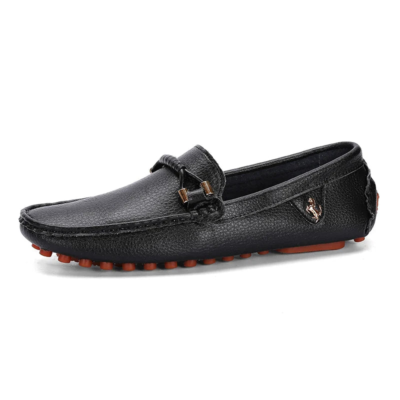 Summer Mens Fashion High Quality Outdoor Casual Leather Shoes Comfortable Breathable Classic 2024 New Slip on Men's Shoes