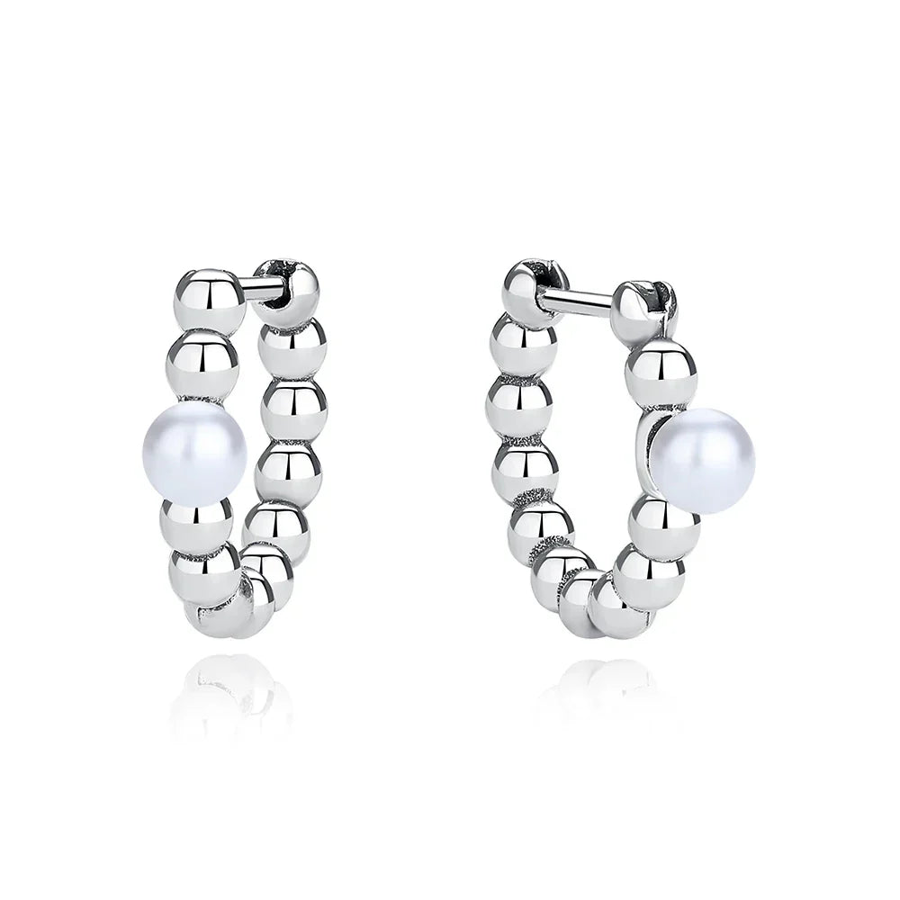 Original 925 Sterling Silver Earrings 2025 Stud Hoop Crystal Earings For Women Rose Gold Crown Heart Infinity Bee Earing Jewelry