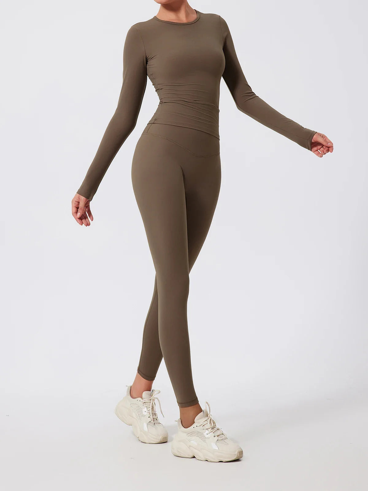 2Pcs Sets Gym Clothes Sports Outfit Suit Women Outdoors Workout Tights Set Yoga Wear Female Running Training T-Shirt